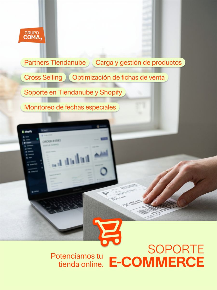 Soporte e-commerce — Grupo COMA