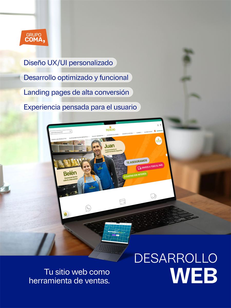 Desarrollo web — Grupo COMA